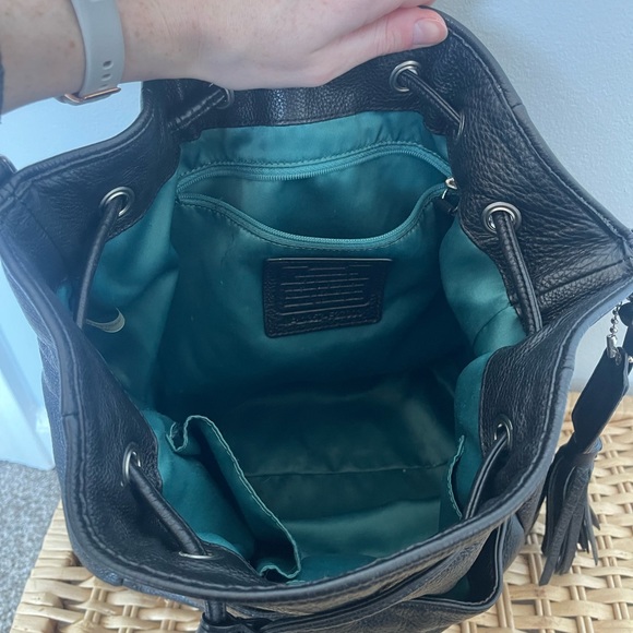 Vintage Black Coach Satchel - Picture 5 of 6